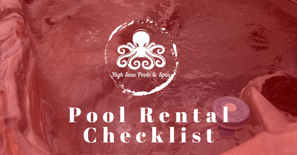 pool rental checklist